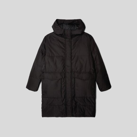 NWT Everlane The Renew Long Puffer in Black Size Small - Picture 2 of 11